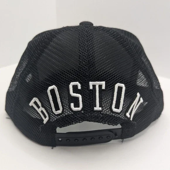 Ultra Game NBA Boston Celtics Around The Way Trucker Hat Black Snapback VGMG318F - Picture 7 of 12